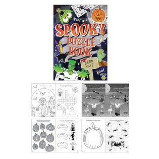 HALLOWEEN KNJIGA SA PUZLAMA (48 kom.)