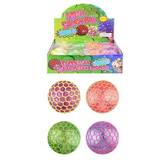 SVETLEĆA SQUISHY LOPTA &ndash; JARKE BOJE (12 kom.)