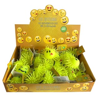 Svetleće Smiley Puffer Loptice u Displayu (12 kom.)