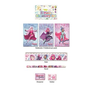 5-DELNI SET ZA PISANJE SUPER GIRLS (24 kom.)