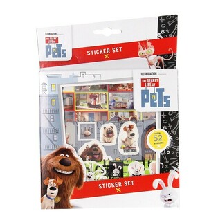 Set nalepnica SECRET LIFE OF PETS 52 dela (12 kom)