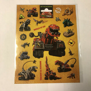 Veliki listovi nalepnica Dinotrux, 20x16 cm (10 kom.)