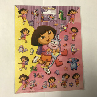 Veliki Listovi sa Nalepnicama Dora, 20x16 cm (10 kom.)
