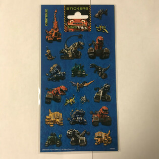 NALEPNICE: DINOTRUX, Dim. 20 x 10 cm (10 kom.)