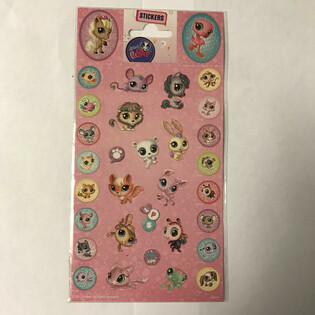 Nalepnice Little PetShop, 20 x 10 cm (10 kom.)