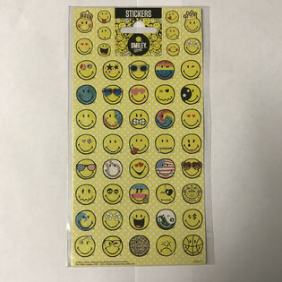 Nalepnice SMILEY WORLD, 20 x 10 cm (10 kom)