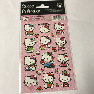 NALEPNICE: HELLO KITTY, Dim. 20 x 10 cm (10 kom.)