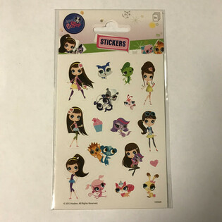 Nalepnice: LITTLE PETSHOP, Dim. 16x9 cm (10 kom.)