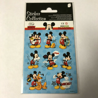 NALEPNICE: DISNEY MICKEY MOUSE, Dim. 16 x 9 cm (10 kom.)