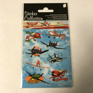Disney Planes listovi sa nalepnicama 16 x 9 cm (10 kom.)