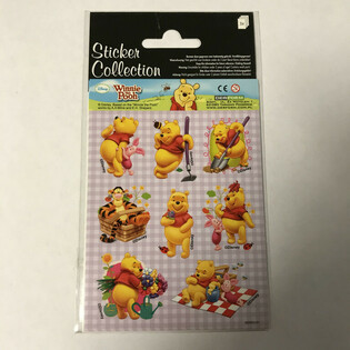 Listovi sa nalepnicama: Disney Vini Pu, 16 x 9 cm (10 kom.)