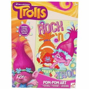 TROLLS NAPRAVI SVOJE POMPOM UMETNIČKO DELO (48 kom.)