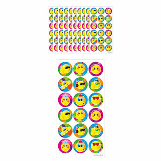 Zabavne Nalepnice Smileys &ndash; 18 Nalepnica po Listu (10 kom.)
