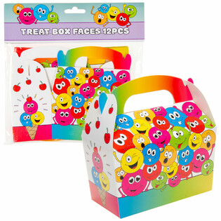 KUTIJICA ZA POKLONČIĆE SMILEY 12x12.5x6 Cm. (12 kom.)