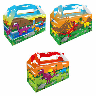 Kutija za Dečiji Meni &ndash; Dinosaurusi &ndash; 22,5 x 9,5 x 18 cm (12 kom.)