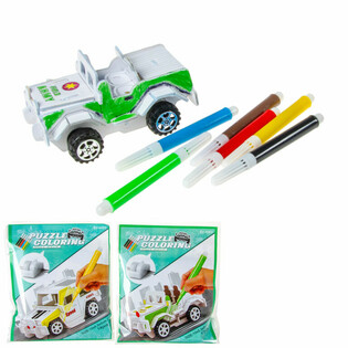 3D puzzle Sastavi i oboji sopstveni automobil (12 kom.)