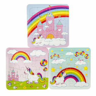 MIX Jednorog Puzzle - 14 x 14 cm (50 kom.)