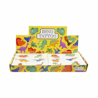 Displej sa Fun Tetovažama Dinosaurusa (96 Komada)