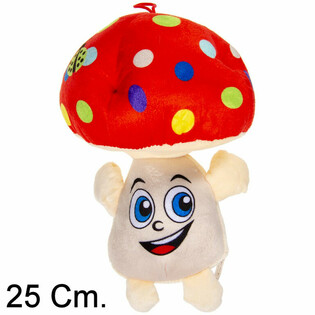 Velika Pli&scaron;ana Pečurka sa Licem - 25 cm - Miks Boja (6 kom.)
