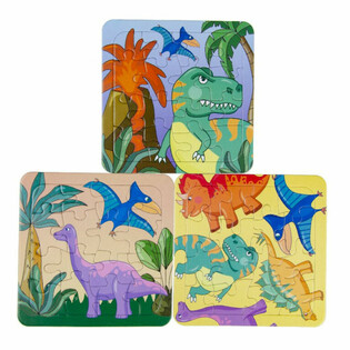 Mix Dinosaurus Puzle - 14x14 cm (50 kom.)