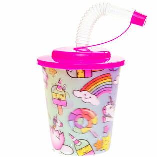 ČA&Scaron;A ZA PIĆE / SLADOLED SA SLAMKOM &ndash; UNICORN (12 kom.)