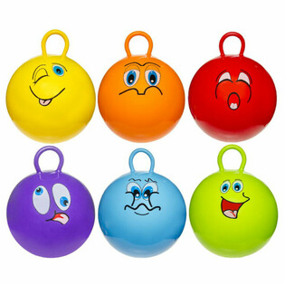 Lopta za Skakanje Smiley - Prečnik: 46 cm (6 kom.)