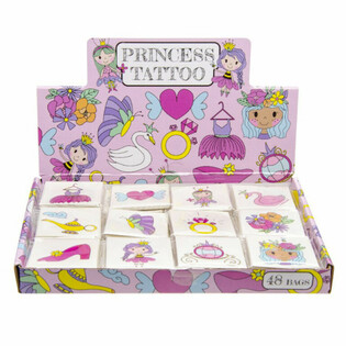 Tetovaže za princeze Fun - Displej od 48 paketa