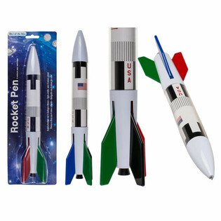 MEGA POVOLJNO | XL Džinovska Hemijska Olovka Raketa sa 4 Boje (12 kom.)