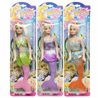 LUTKA SIRENA NA KARTONU (6 kom.)