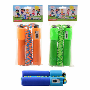 OUTDOOR FUN - VIJAČA ZA PRESKAKANJE SA BROJAČEM, 2,10 M (6 kom.)