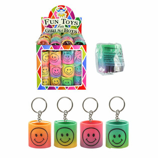 Privezak Smiley Duga Spirala u Displayu (60 kom.)