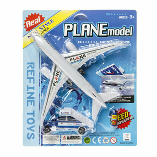 Set za igru Aerodrom sa avionom na karti
