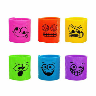 Mini Slinky Spirala Funny Faces &Oslash;3.5 cm (6 kom.)