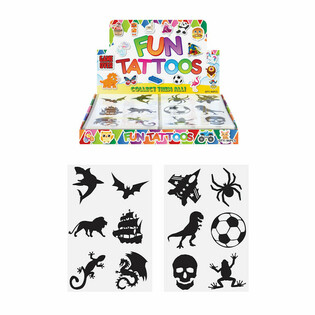 Fun Tattoos - Displej za dečake (96 kom.)