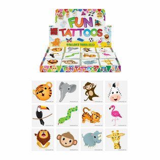 FUN TATTOO - DŽUNGLA ŽIVOTINJE - DISPLAY (48x12 komada)