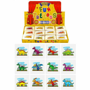 Privremene Tetovaže Dinosaurusi - Pakovanje 12 kom, Display od 48 pakovanja