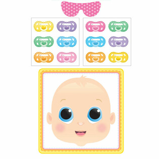 IGRA ZA BABY SHOWER - STICK THE DUMMY (12 komada)