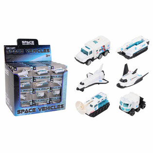 DIE CAST - SVEMIRSKI DOŽIVLJAJ - SVEMIRSKA VOZILA, razmera 1:64 - U DISPLAYU (48 kom.)