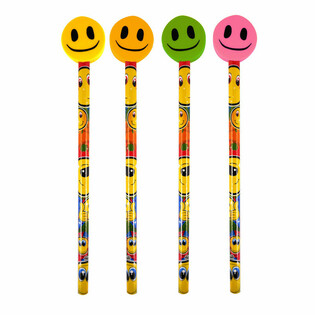 Vesela Smiley Olovka sa Gumicom (24 kom.)