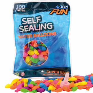 AQUA FUN - 100x Samozatvarajuće Vodene Bombe (pakovanje od 6)