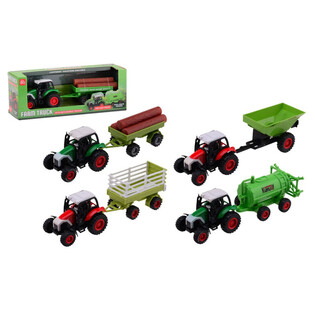 FARM MASTER - SET TRAKTORA DIE-CAST - MIX MODELA (12 kom.)