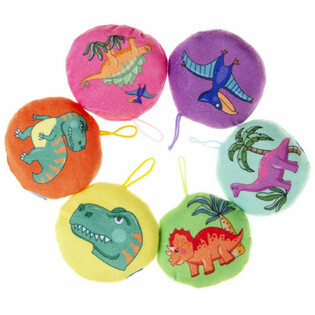 Pli&scaron;ani Dinosaur - Prečnik: 10 cm (Set od 48 kom.)