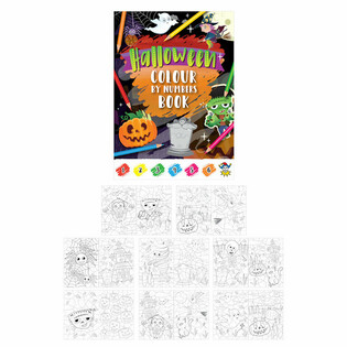 Bojanka Bojenje po brojevima - Halloween (48 kom.)