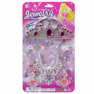 PRINCEZIN BEAUTY SET SA TIJAROM, MINĐU&Scaron;AMA, OGRLICOM I PRSTENJEM