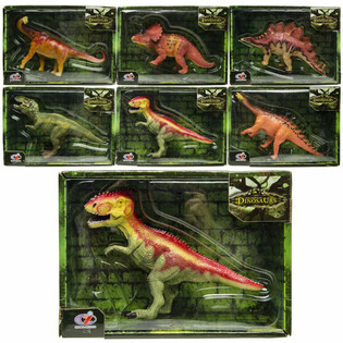 Figurice Dinosaurusa - Luksuzna Poklon Kutija - Miks Vrsta (Set od 6)