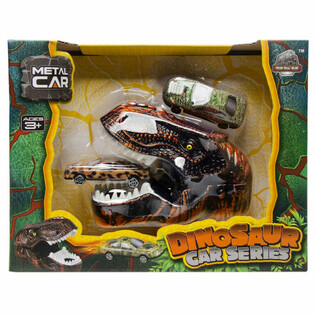 LANSER AUTOMOBILA DINOSAURUS - LUKSUZNA POKLON KUTIJA (2 KOMADA)