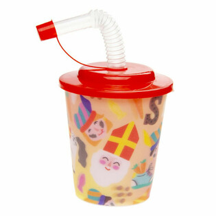 Ča&scaron;a Sinterklaas - Ča&scaron;a za sladoled sa slamčicom (12 kom.)