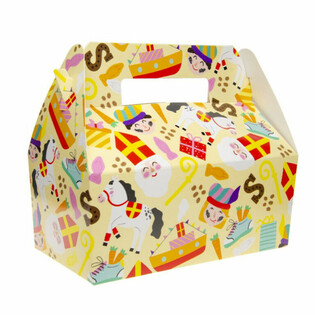 KUTIJA ZA OBROK SINTERKLAAS - 22.5 x 12 x 9.5 Cm. (24 kom.)