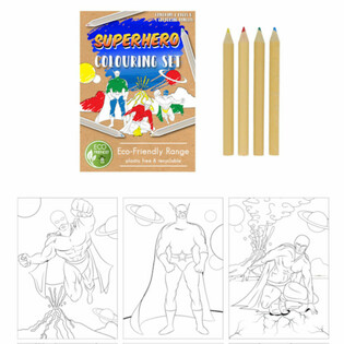 EKOLO&Scaron;KI SET ZA CRTRANJE SUPERHEROJ (25 komada)