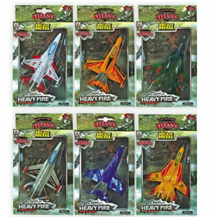 Metalni Die-Cast F16 Avioni (6 kom.)